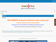 Tablet Screenshot of nmota.org